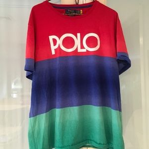 Vintage POLO Ralph Lauren size XL slim fit 100% cotton t-shirt